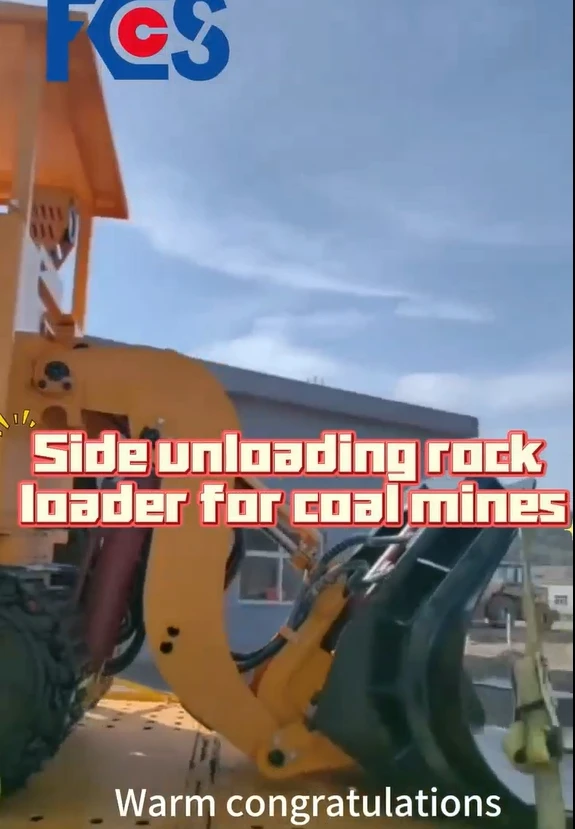 Side Unloading Rock Loader For Coal Mines